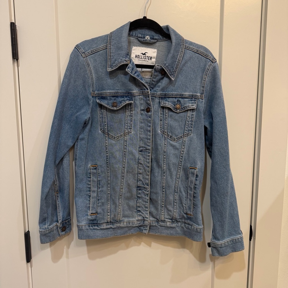 Hollister Oversized Light Blue Denim Jacket